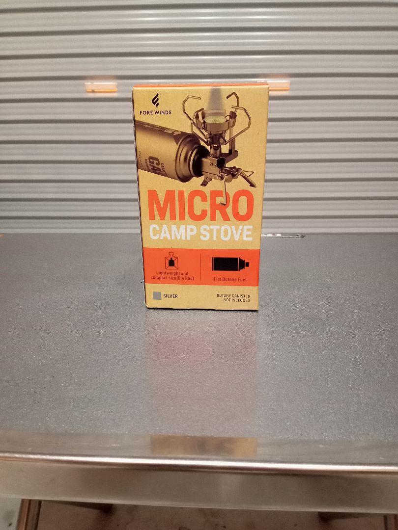 斎藤です FORE WINDS MICRO CAMP STOVE シルバー
