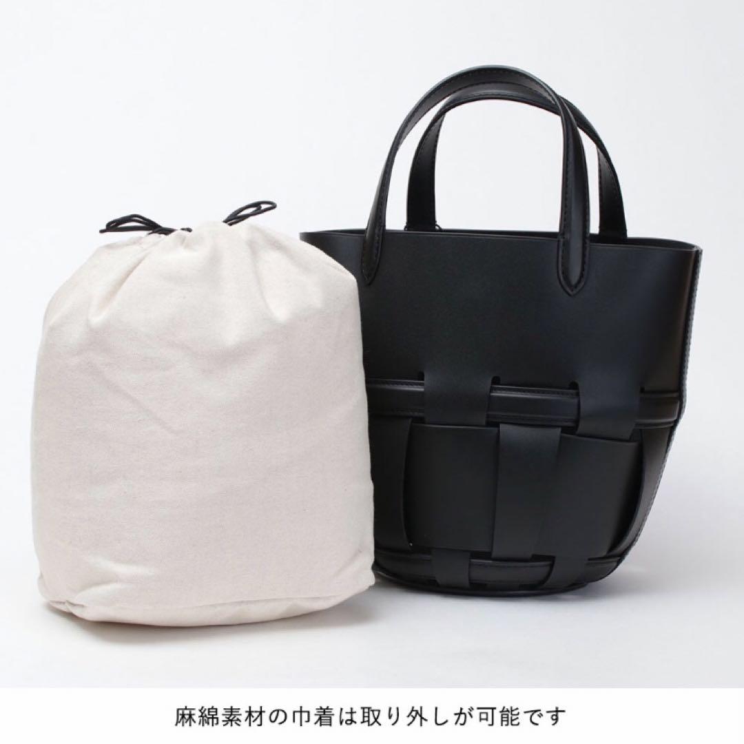 ORSETTO オルセット バッグ RETE バケツ型レザートート ブラック