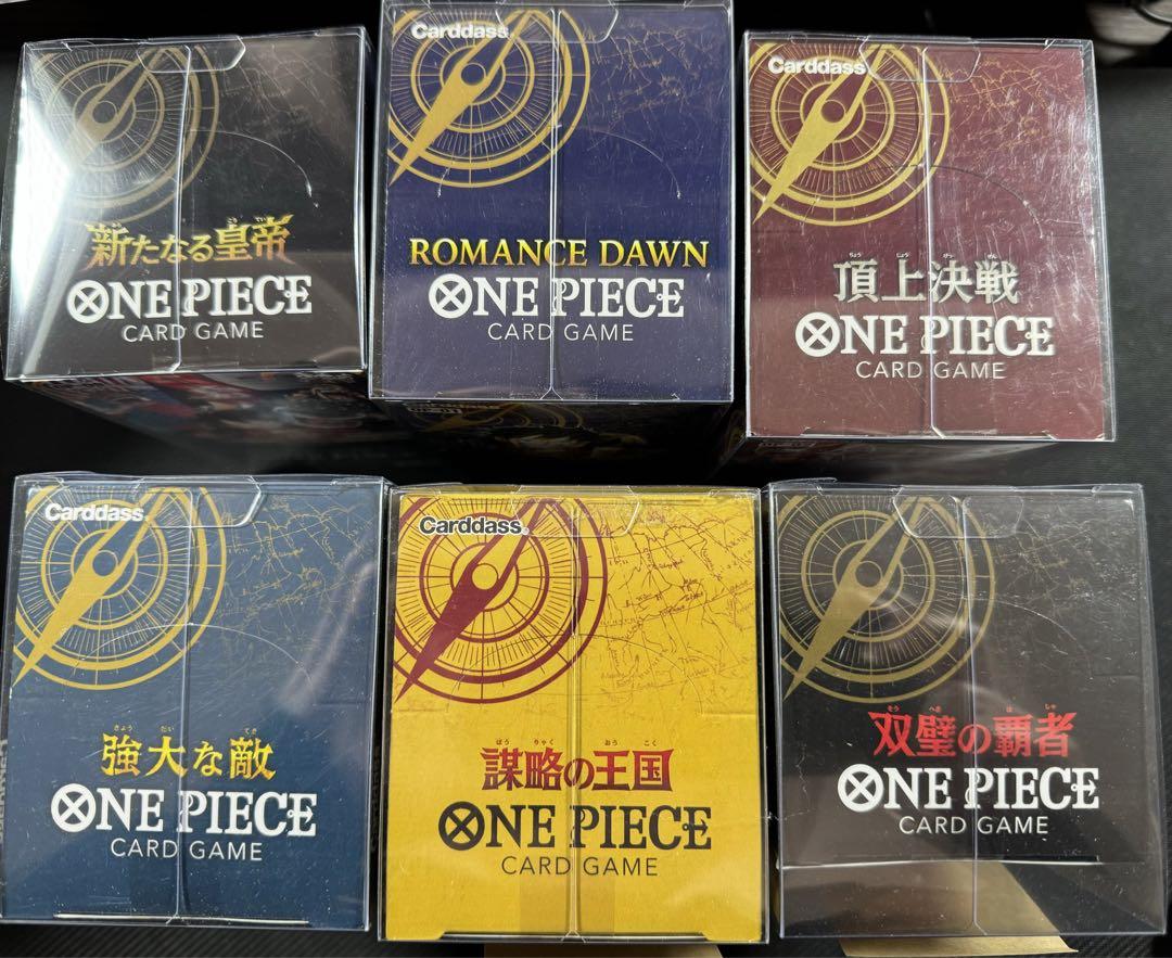 ワンピースカード　BOX 全6種類　テープ付き