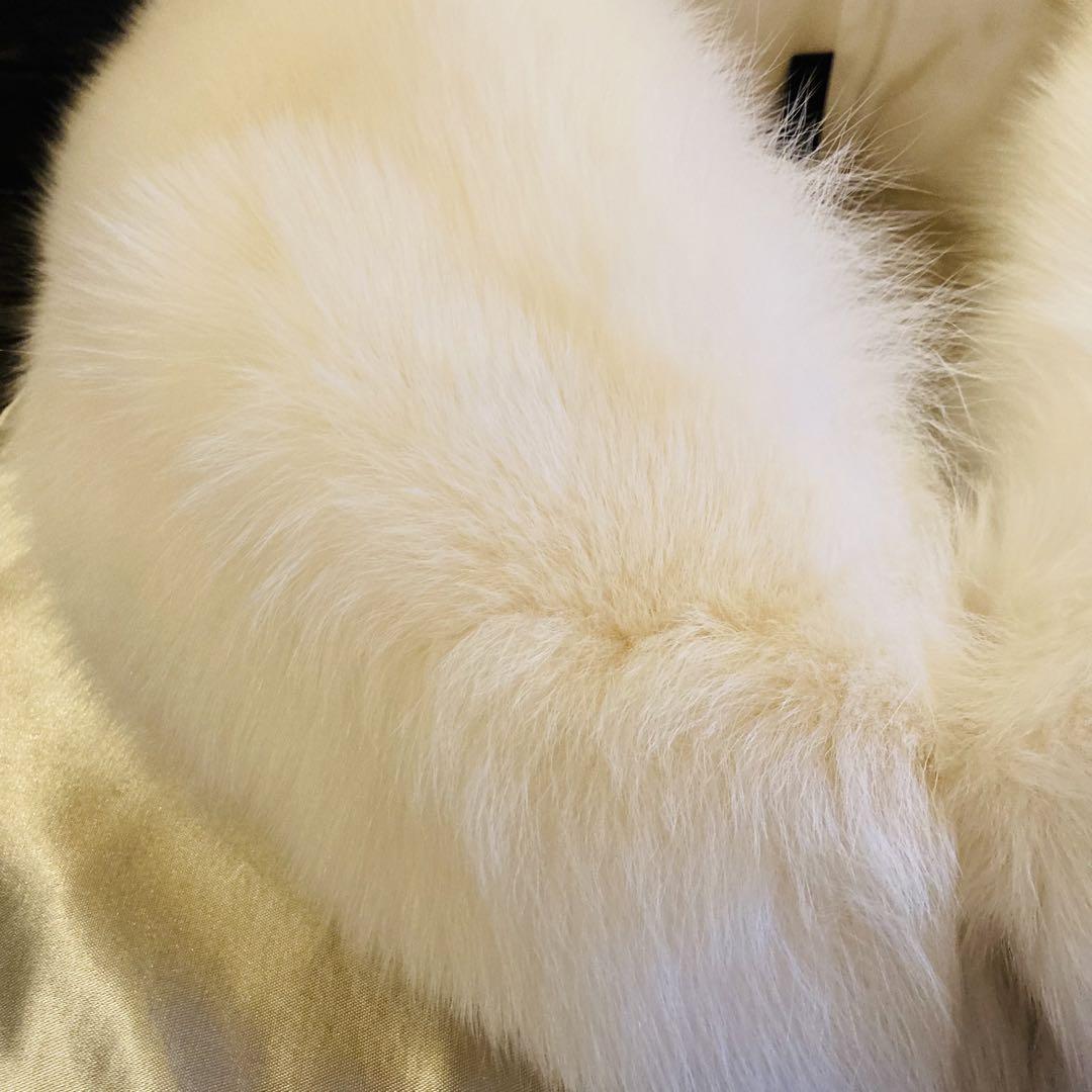 極美品｜SAGA FURS シャドーフォックスファーショール 成人式　白