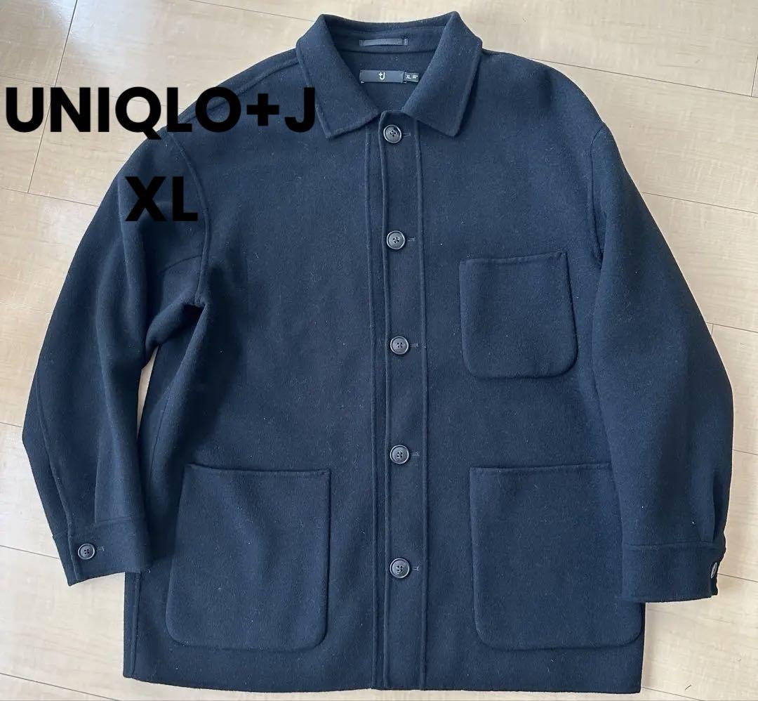 希少✨UNIQLO+j ウールブレンドオーバーサイズ シャツジャケット
