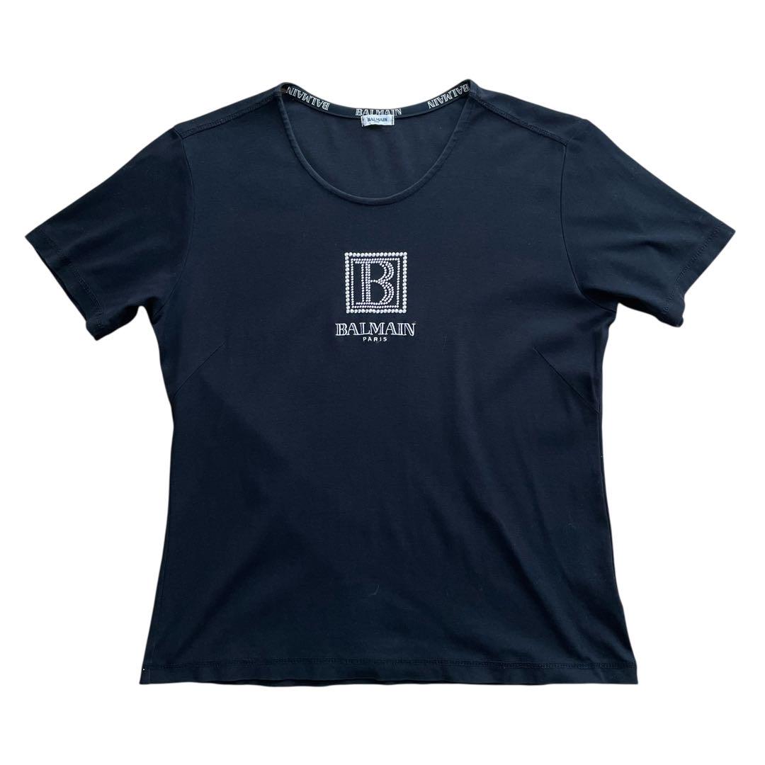 日本全国送料無料商品 特集 Tシャツ ロゴ スタッズ BALMAIN ブラック メルカリ - Tシャツ(半袖/袖なし)