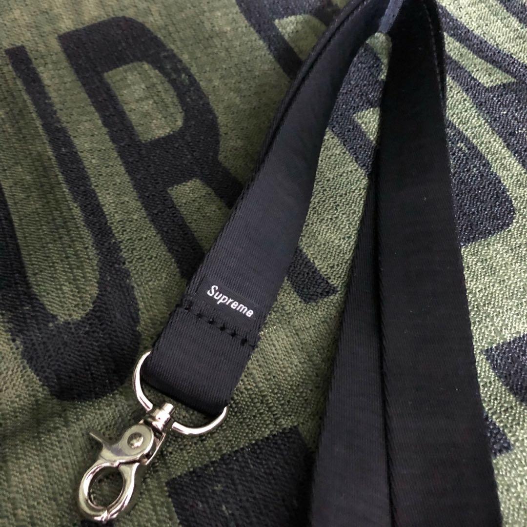 シュプリーム ネックストラップ Supreme Lanyard (Black)