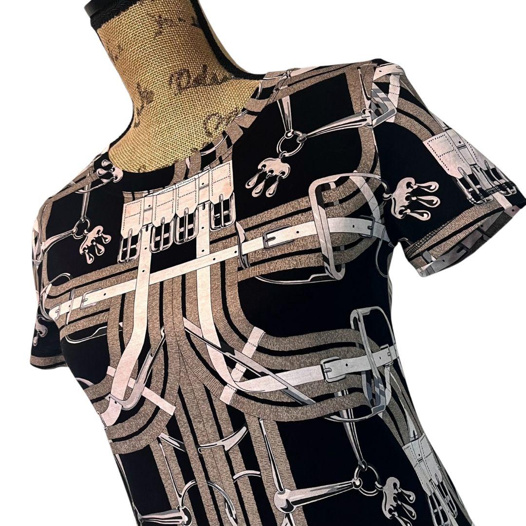 【Mors a Jouets】【34】HERMES 馬銜 Tシャツ フランス製