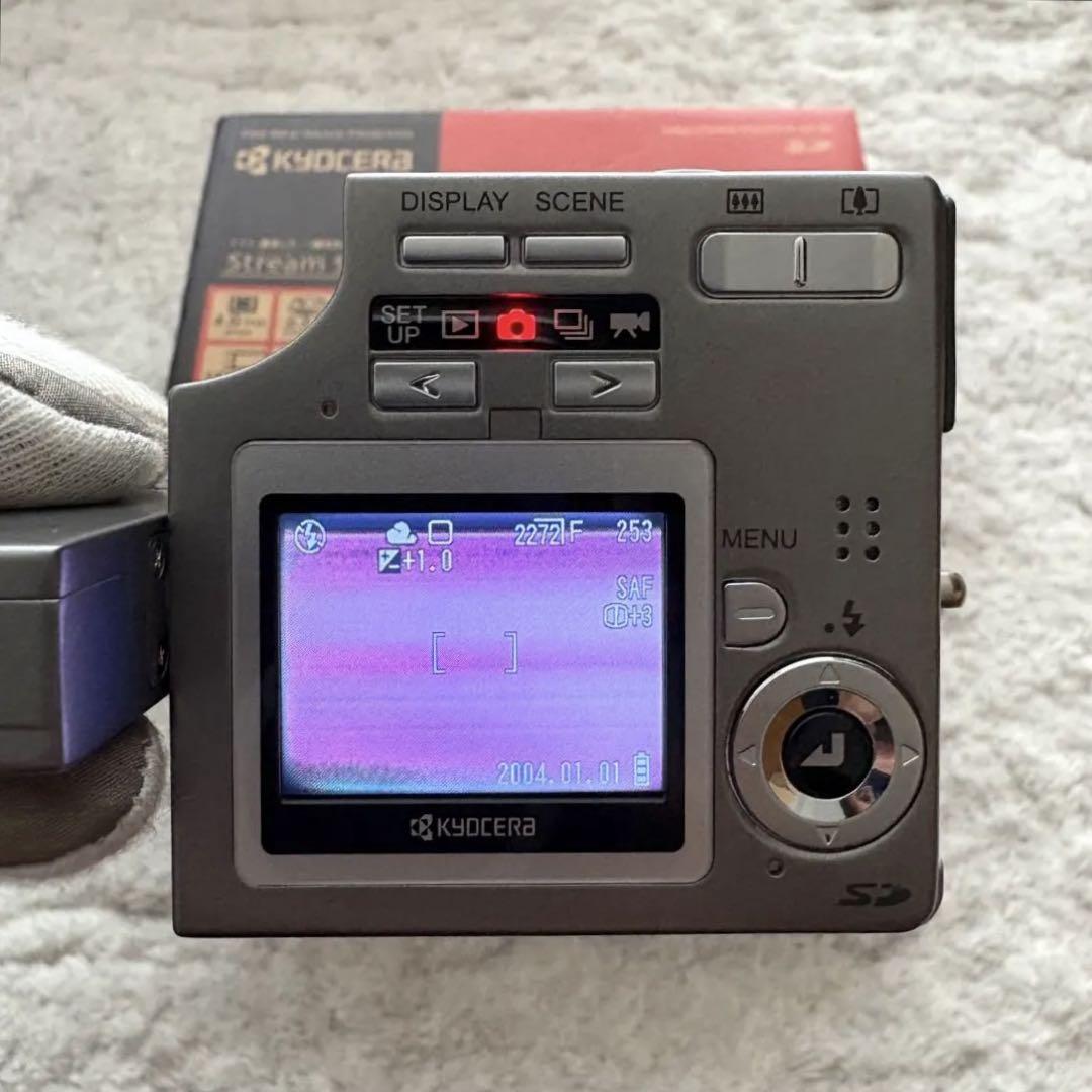 KYOCERA Finecam SL400R ジャンク 希少品【ジャンク品】KYOCERA 京セラ Finecam SL400R レトロ