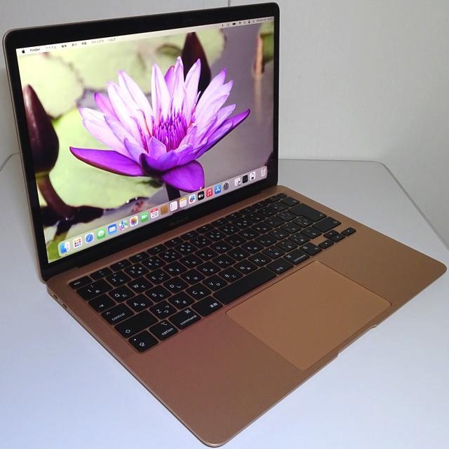 【美品】MacBook Air 2020 M1/8GB/256GB_GLD 画像2