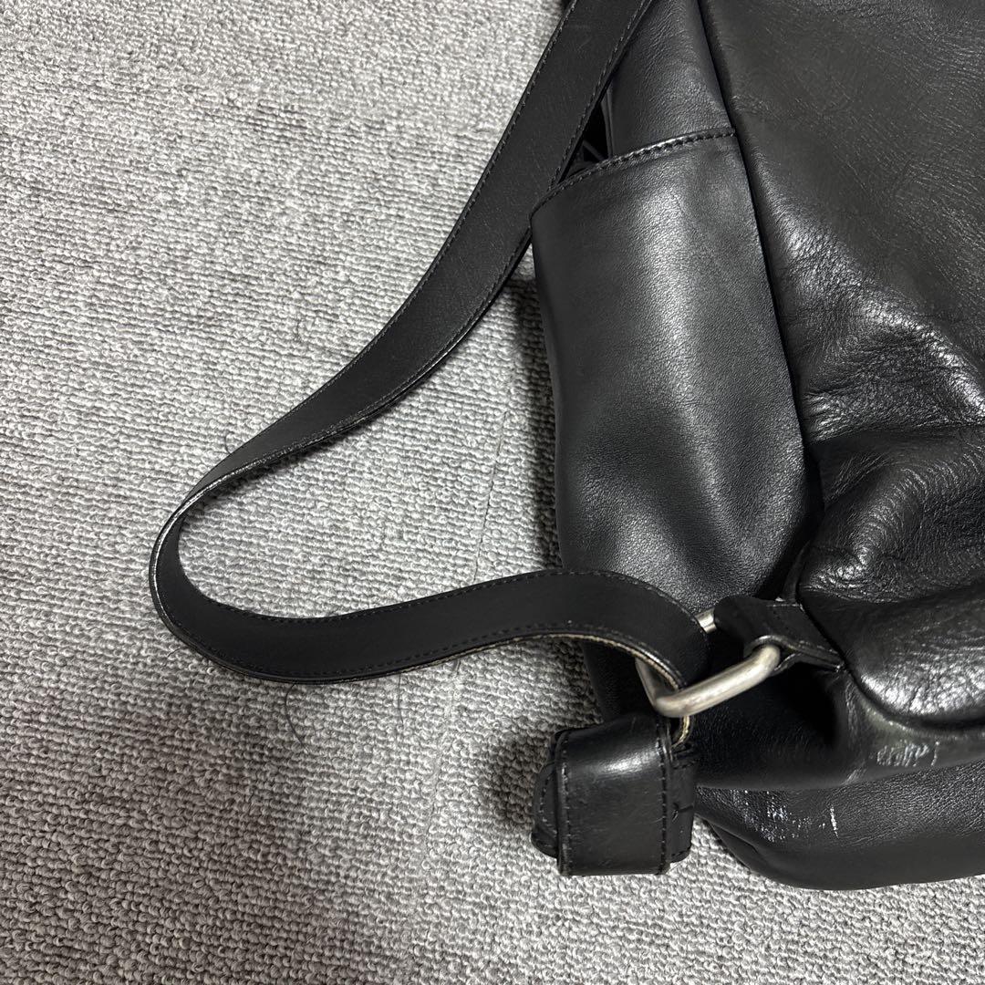 送料関税込み☆ MAISON MARGIELA ロゴ レザー リュック maison martin margiela レザー リュック バックパック - メルカリ