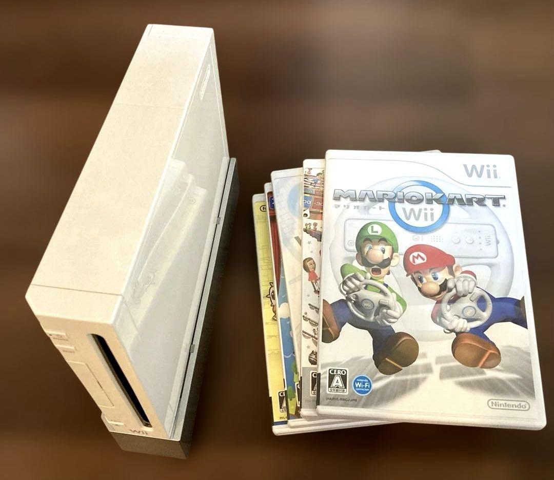 ☆ wii本体＋ソフト6点+他 セット☆ 送料無料