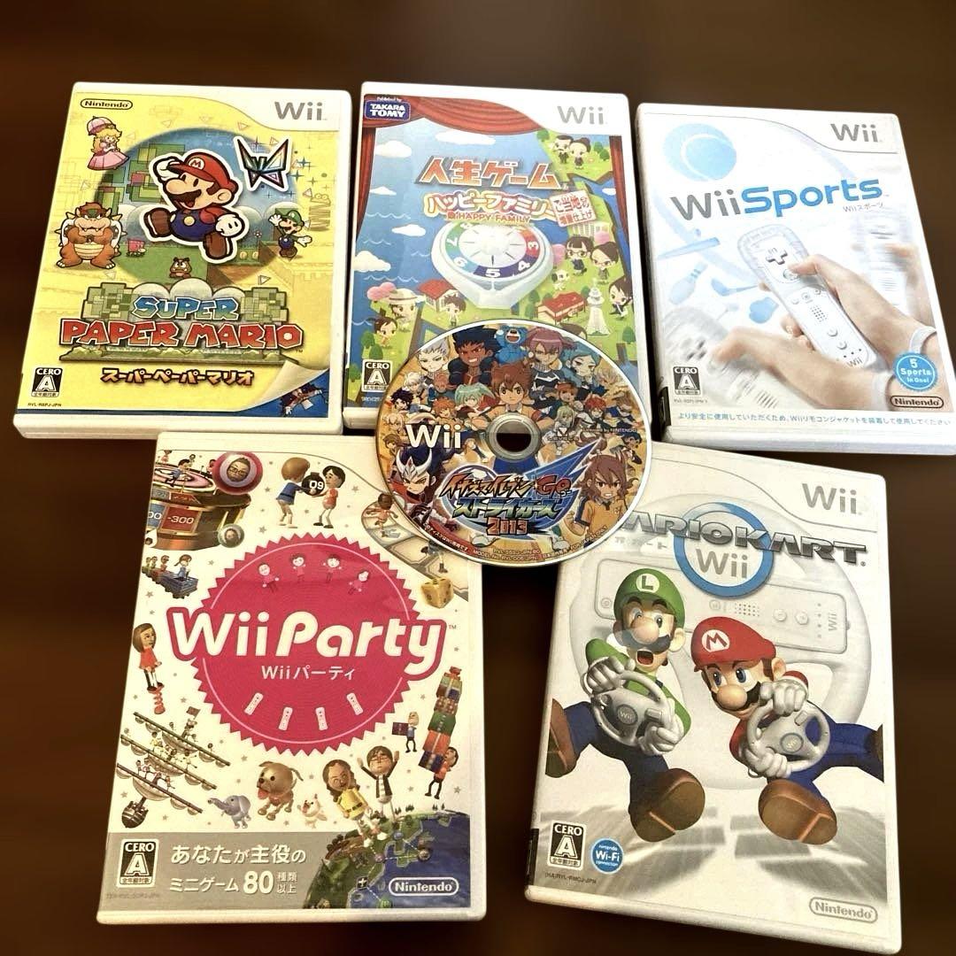 ☆ wii本体＋ソフト6点+他 セット☆ 送料無料