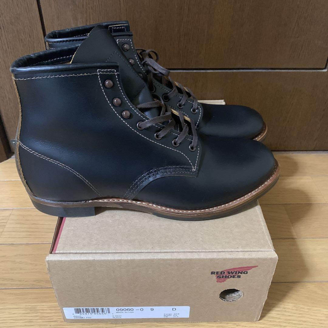 美品レッドウイング　フラットボックス　9060 9D