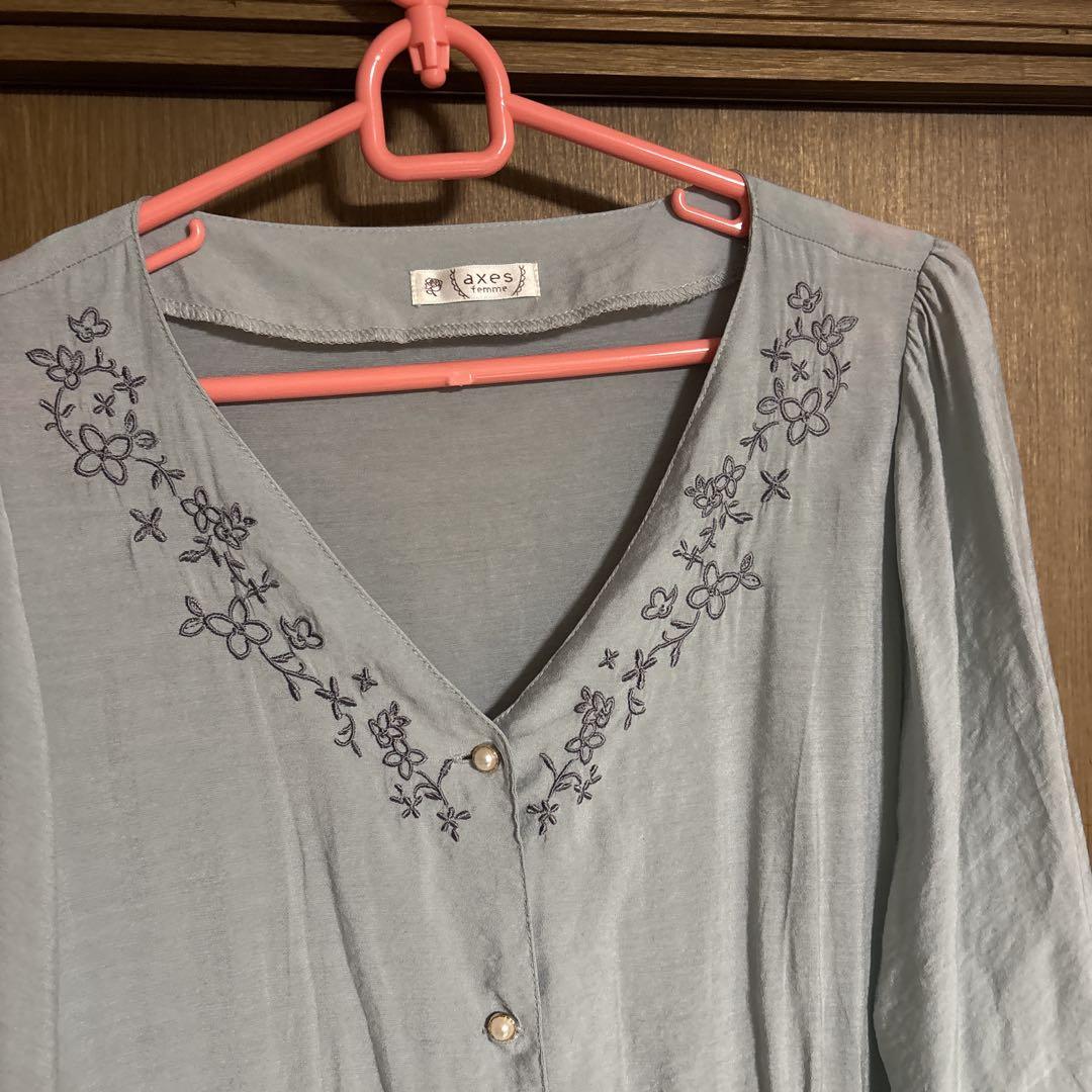 楽天市場】刺繍 チュニック（長さ（袖）七分袖・五分袖）の通販