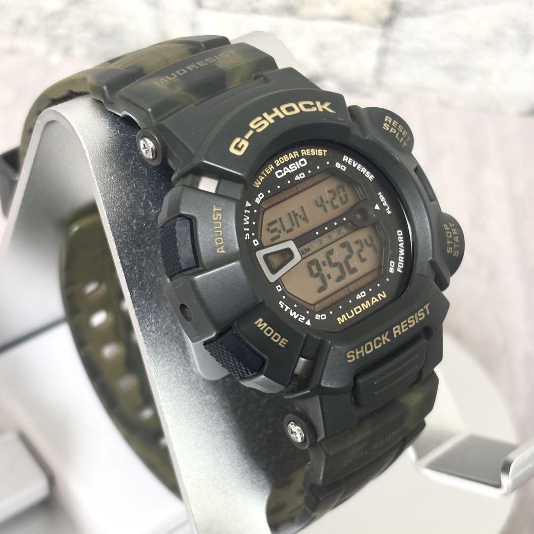 G-SHOCK G-9000MC マッドマン 動作品　迷彩　カモフラ　CASIO