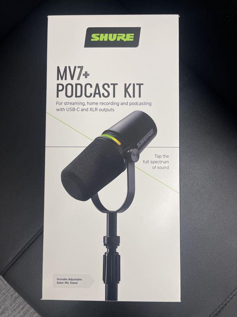 SHURE シュア MV7+ ポッドキャストキット MV7+-K-BNDL