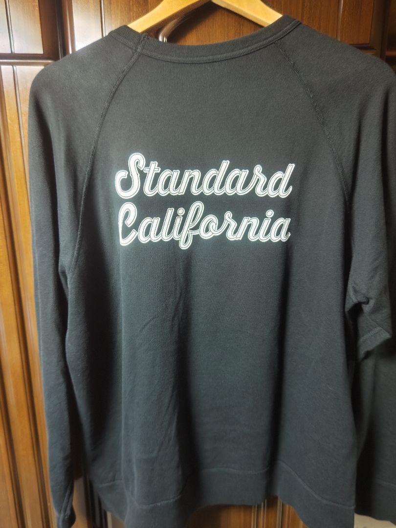 STANDARD CALIFORNIA スタンダードカリフォルニア 24AW SD Pima Cotton Crew Sweat ピマコットン  スウェット ブラウン系 L【美品】【中古】