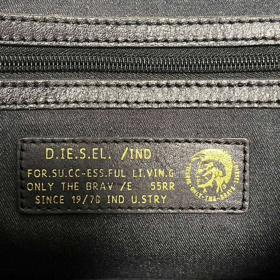 DIESEL ディーゼル メッセンジャーバッグ ショルダーバッグ デニム レザー