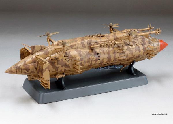天空の城ラピュタ 飛行戦艦 ゴリアテ 　プラモデル+ムスカ大佐+タイガーモス