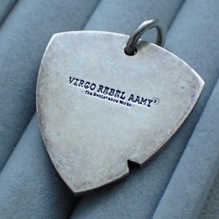 「VIRGO REBEL AAMY」シルバー925＆ダイヤ ピック ペンダント VIRGO REBEL AAMY」シルバー925＆ダイヤ ピック ペンダント