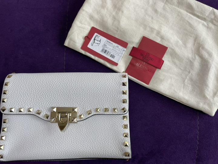 グレイ系【5%OFF】 Valentino garavani ロックスタッズ ショルダー グレイ系【5%OFF】 Valentino garavani ロックスタッズ ショルダー