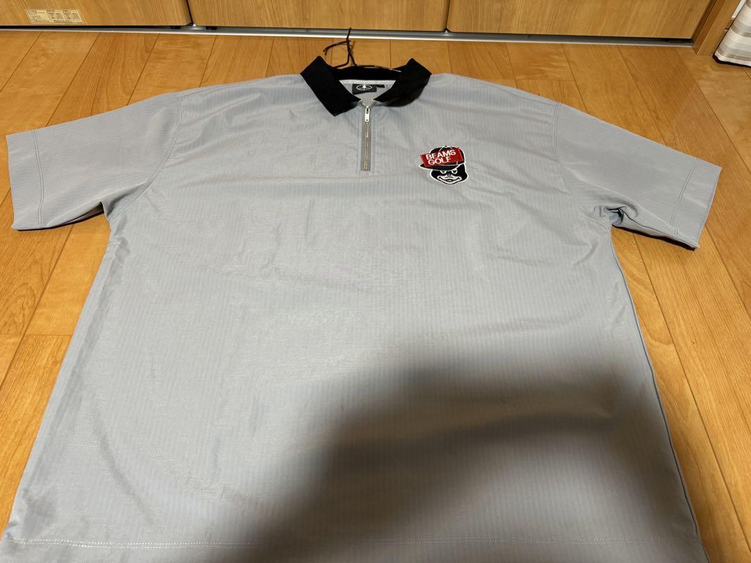 Golfickers ジッパーポロシャツ グレー