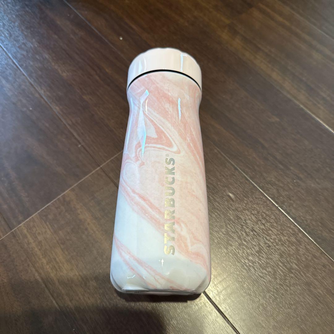スターバックス マーブルピンク 水筒