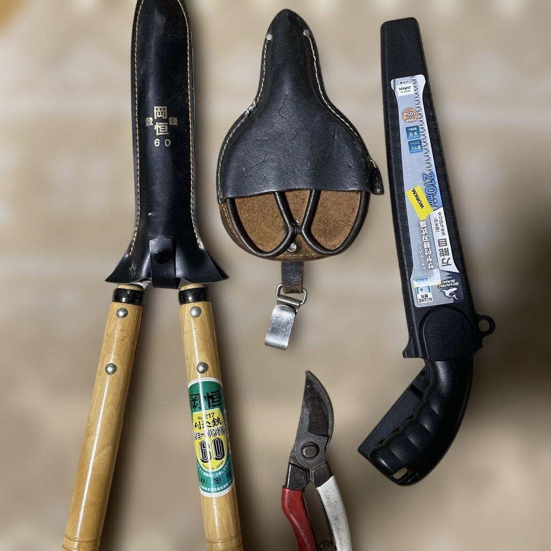 岡恒 剪定ばさみと園芸用はさみのセット