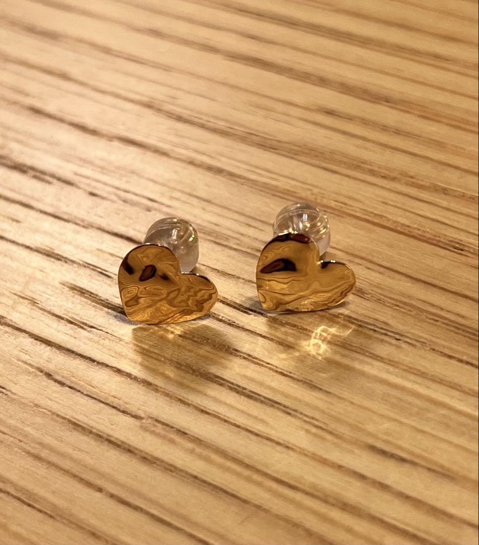Cafe Fragrant Olive ハートモチーフK18 セカンドピアス Cafe Fragrant Olive ハートモチーフK18 セカンドピアス - メルカリ