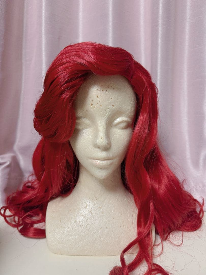 即日発送可能 アリエル  ウィッグ セット済み 早い者勝ち!! アリエル セット済みウィッグ Fairytale wigs