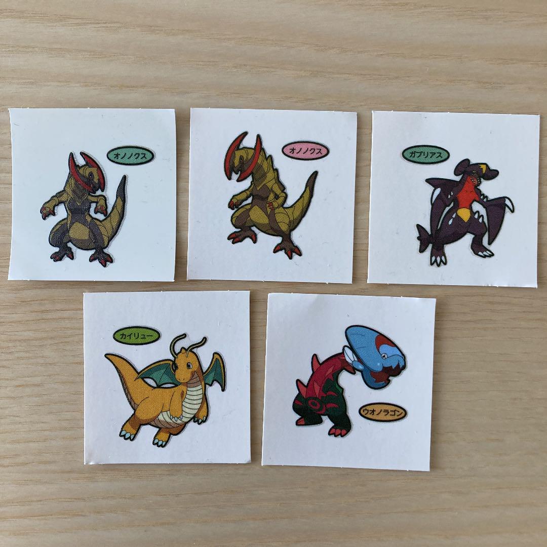 ポケモンパン デコキャラシール デコキャラシール カイリュー オノノクス 購入人気商品 ポケモンパン シール オノノクス キャラクターグッズ