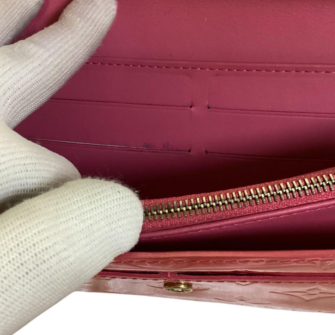 【LOUIS VUITTON】 ヴェルニ長財布【レッド】