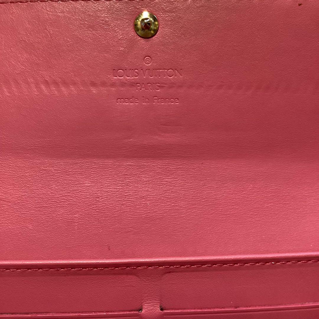 【LOUIS VUITTON】 ヴェルニ長財布【レッド】