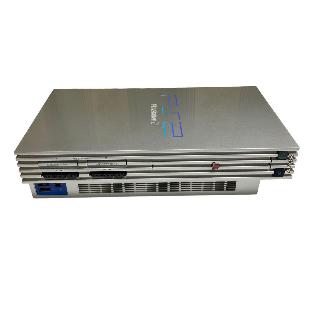 【動作確認済】SONY PS2 SCPH-39000 シルバー 直ぐ遊べるセット