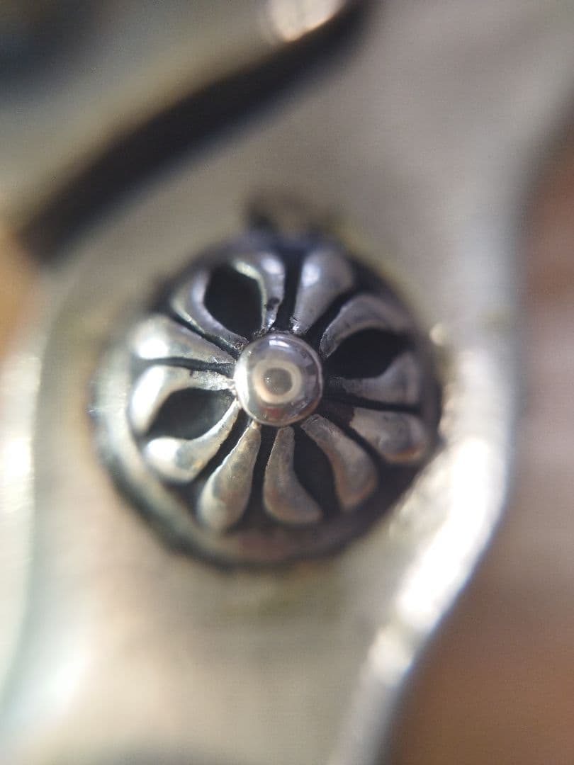 クロムハーツ フローラルハートIDブレスレット 正規本物