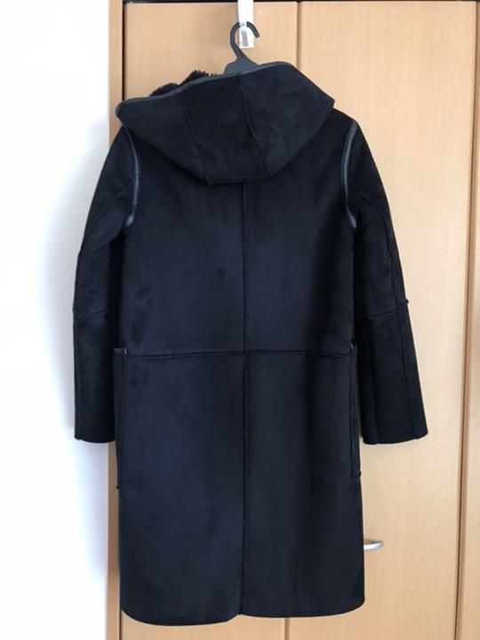 正規店仕入れの 値下げ！zara ムートンコート ボアコート リバーシブル ザラ 2WAY ジャケット・アウター