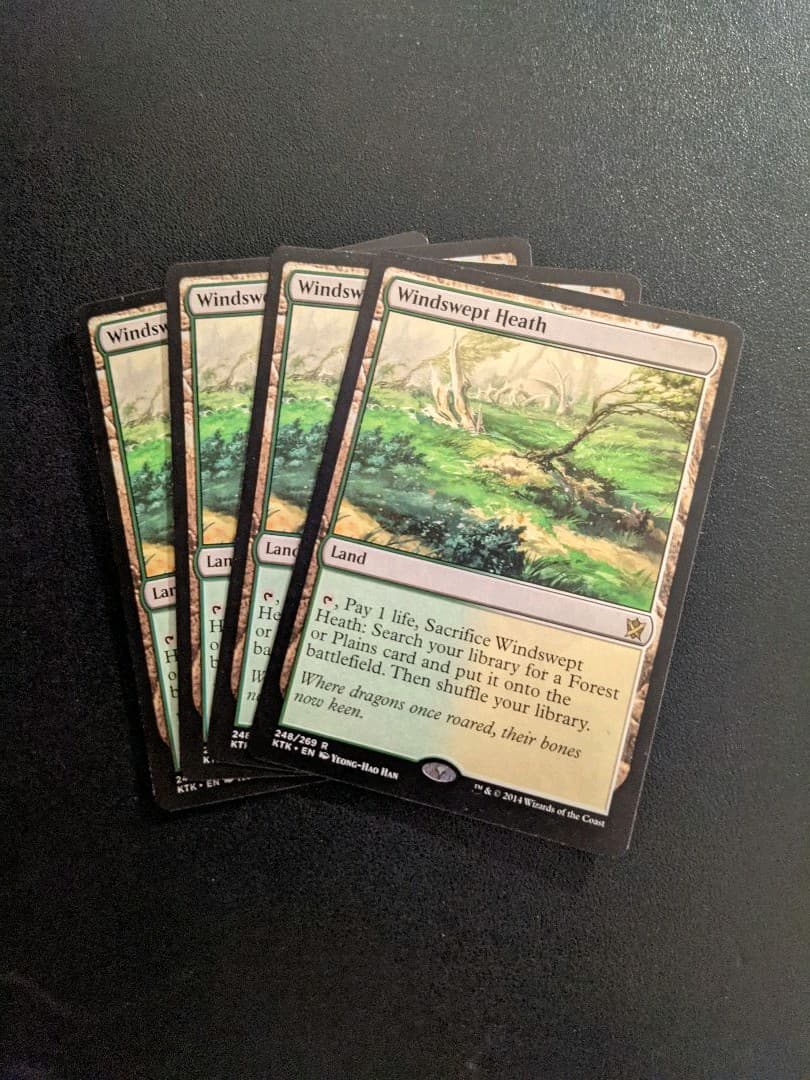 Mtg Ktk 英語 吹きさらしの荒野 4枚セット メルカリ