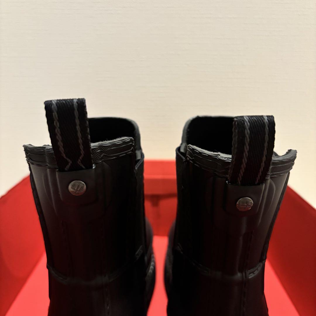 HUNTER リファインド スティッチ ディテール チェルシー ブーツ