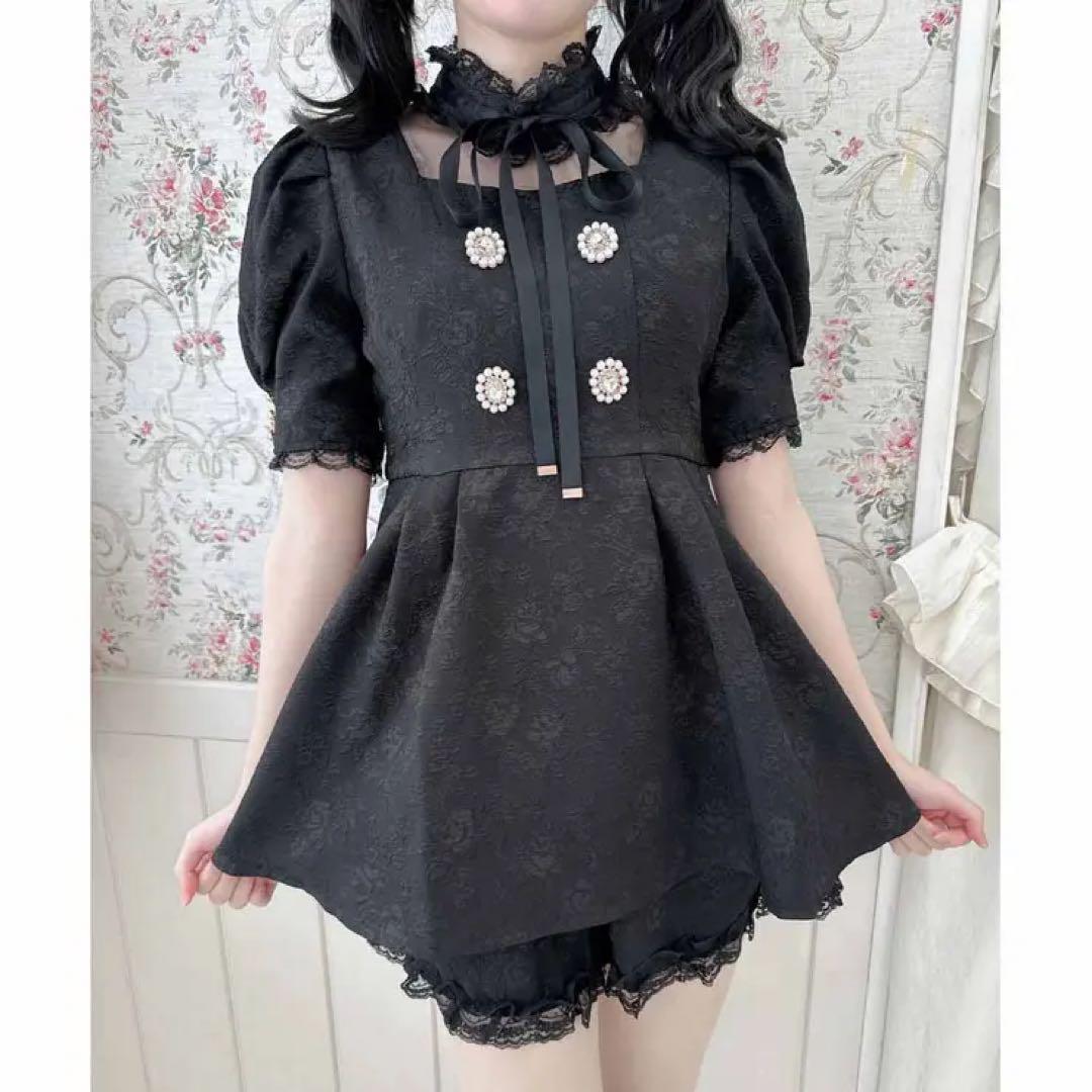 花柄ふくれジャガードセットアップ ROJITA