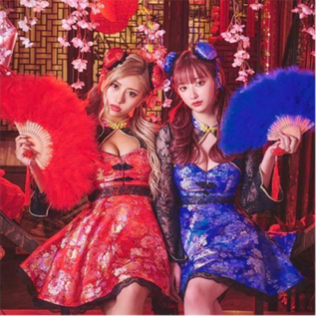 フレアチャイナ服ドレスコスプレ sugar nineハロウィンコスプレ2点セット