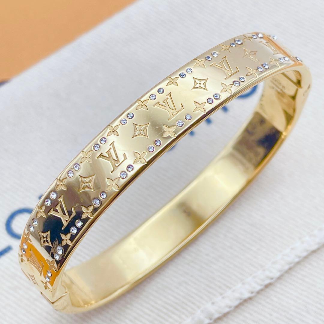 LOUIS VUITTON バングル　リジッド　ナノグラム　Sサイズ