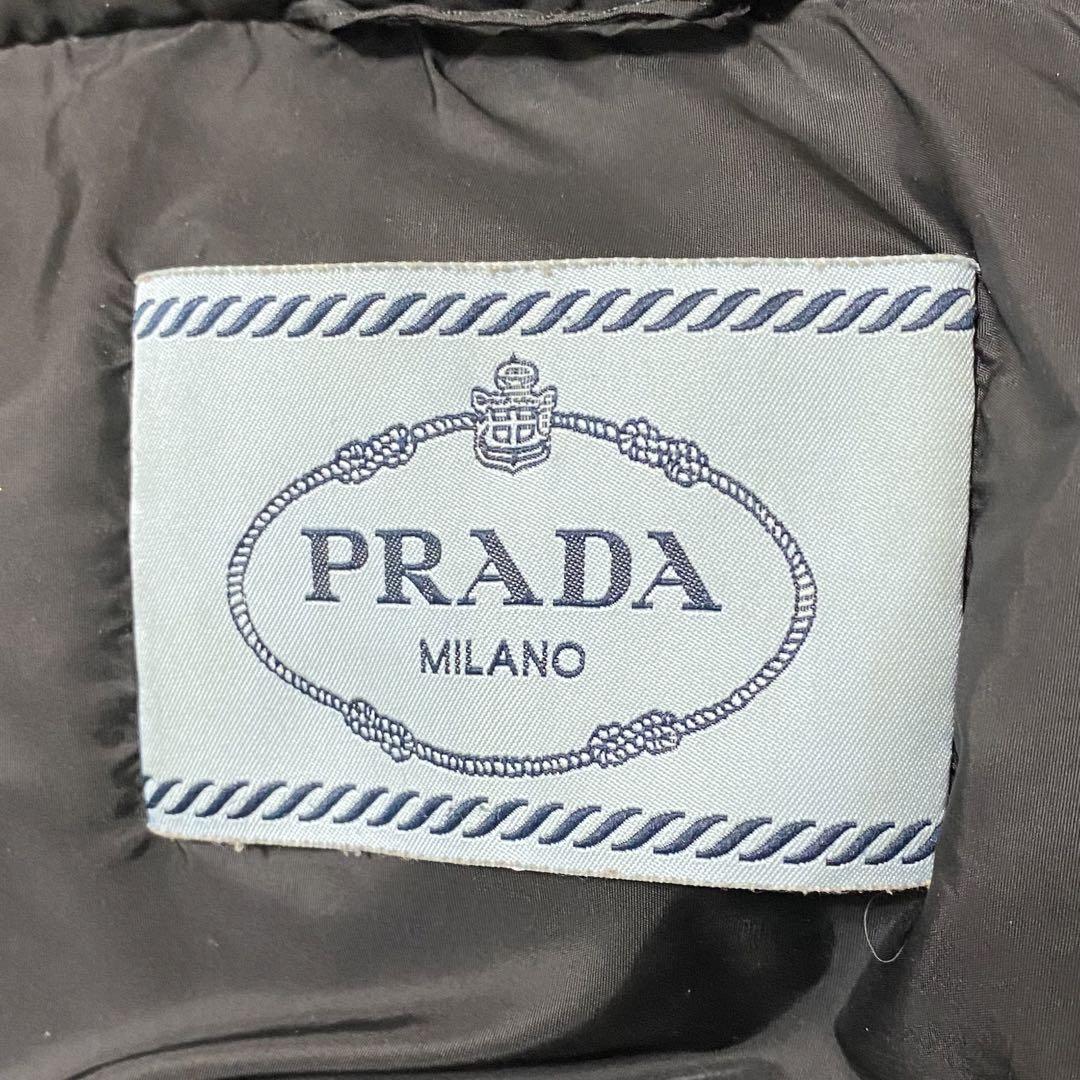 現行タグ✨️大きいサイズ●PRADA●ダウンコート●Aライン●サイズ44●黒