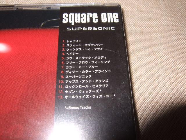 SQUARE ONE,新品未開封,国内盤,メロハー,SUPERSONIC SQUARE ONE,新品未開封,国内盤,メロハー,SUPERSONIC - メルカリ