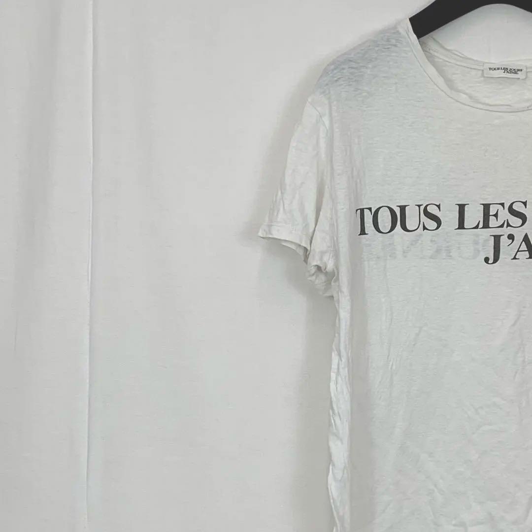 訳あり✨ ドゥーズィエムクラス ホワイト ビックロゴ Tシャツ 日本製 高級