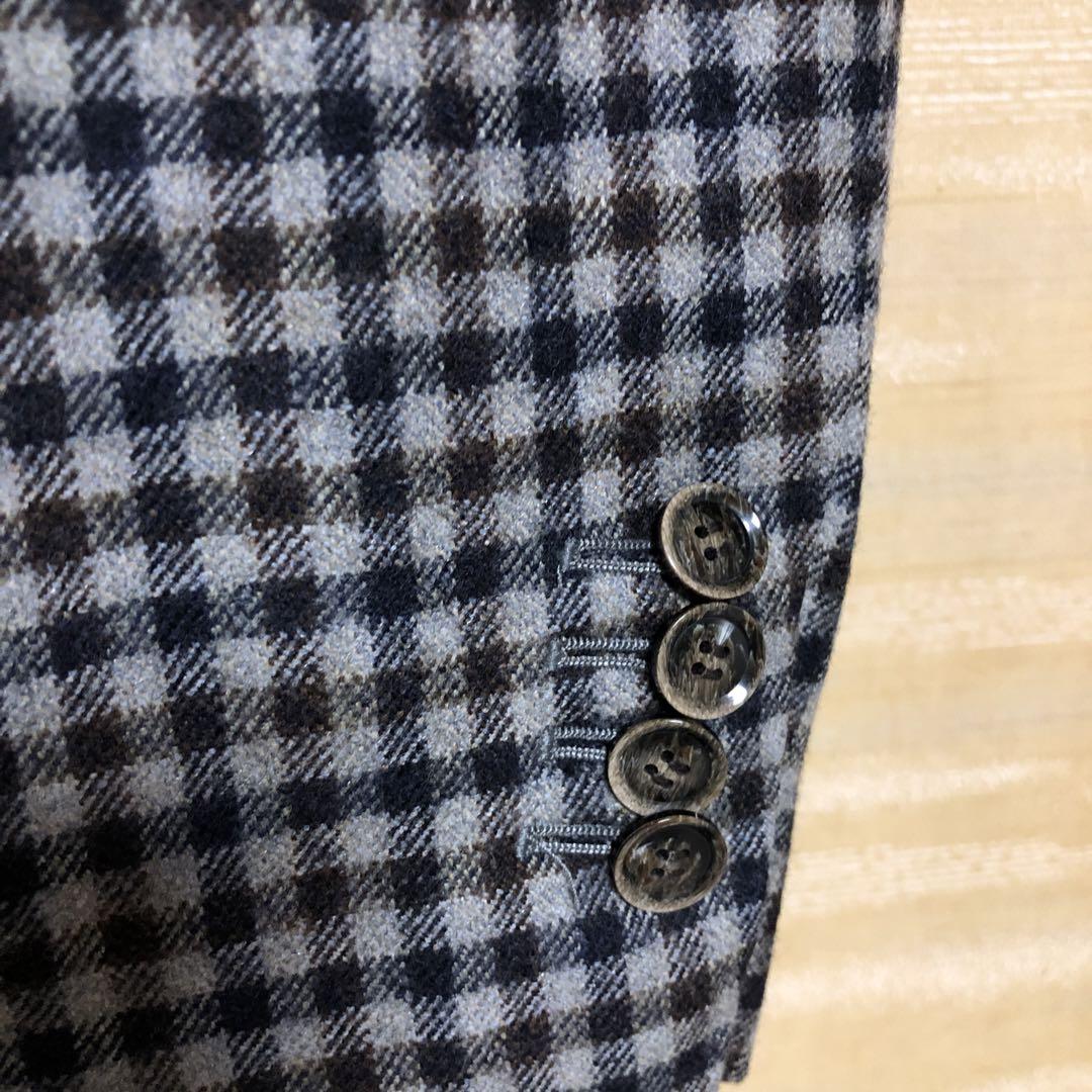 RING JACKET チェック柄 テーラードジャケット