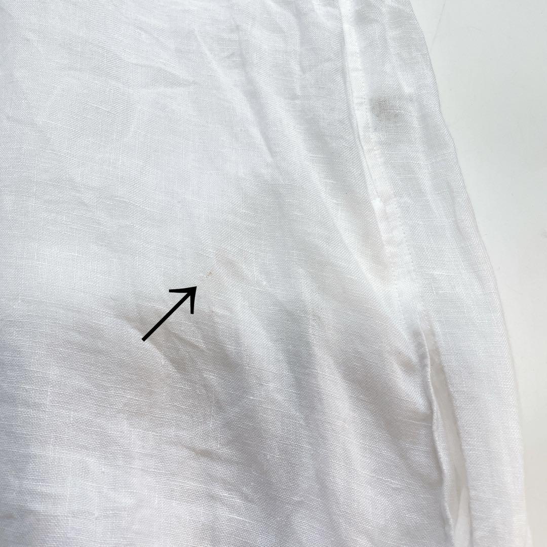 23区 L 46 LIBECO LINEN チュニックシャツ 大きいサイズ 麻