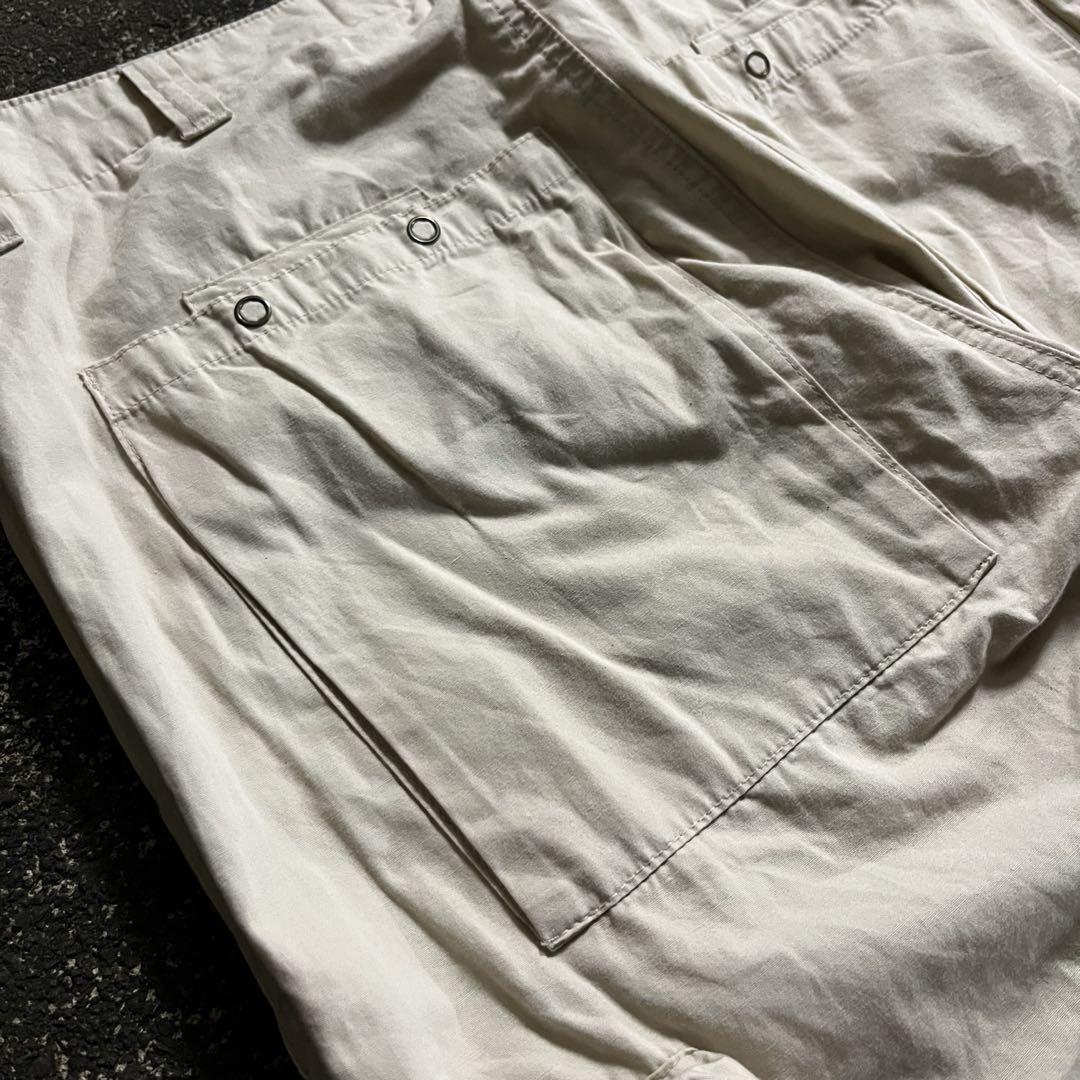90’s old Stussy parachute cargo pants 白