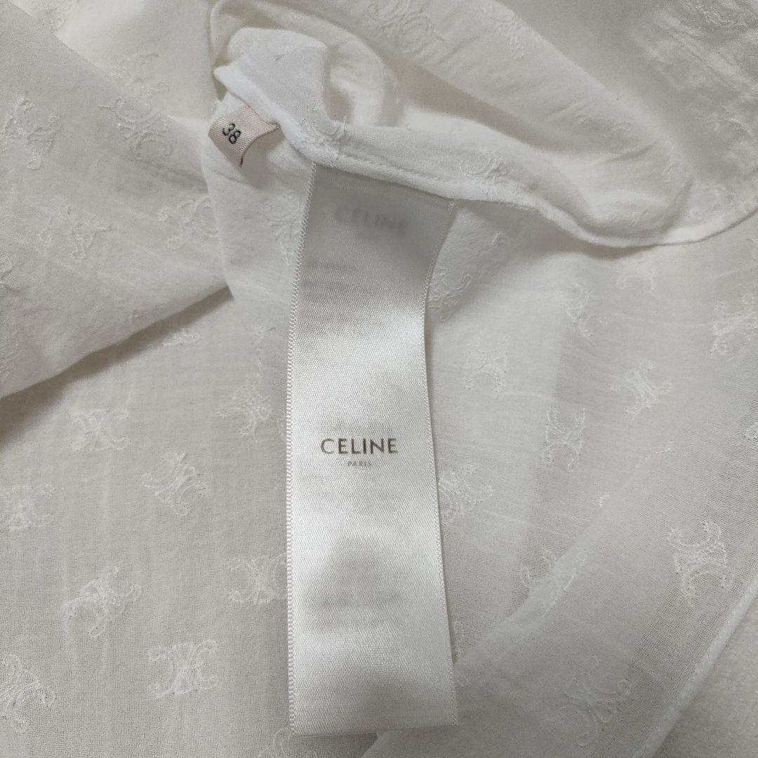 美品❢セリーヌ　トップス　ブラウス　半袖　CELINE