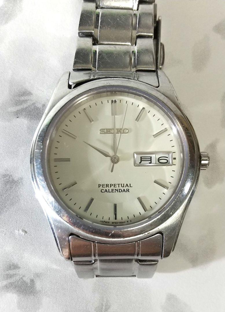 【RL42】SEIKO perpetual calendar 腕時計