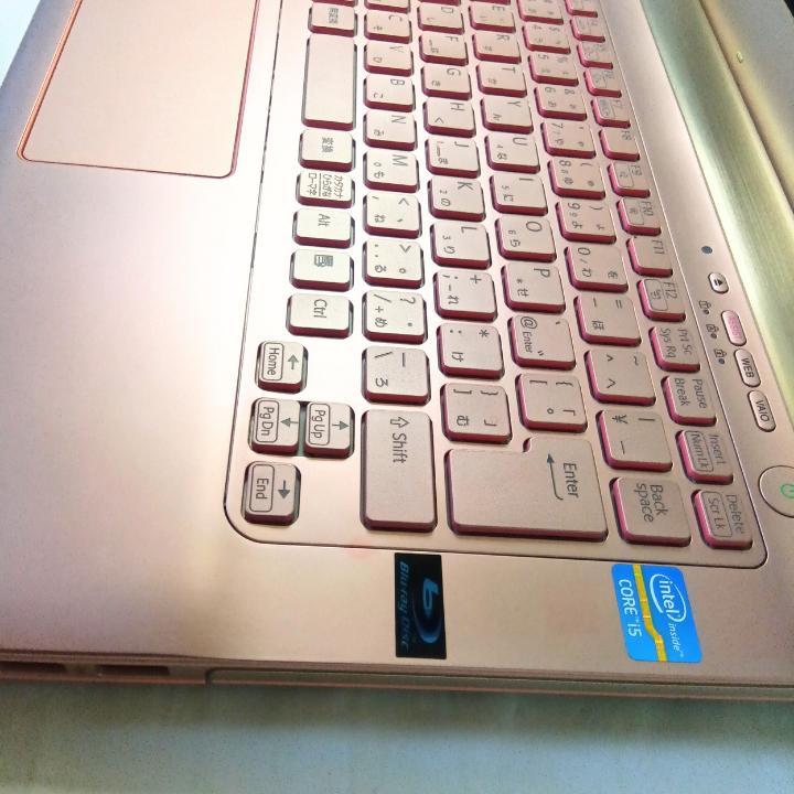 【ピンク♫】ノートパソコン windows11 office 即日発送 SONY