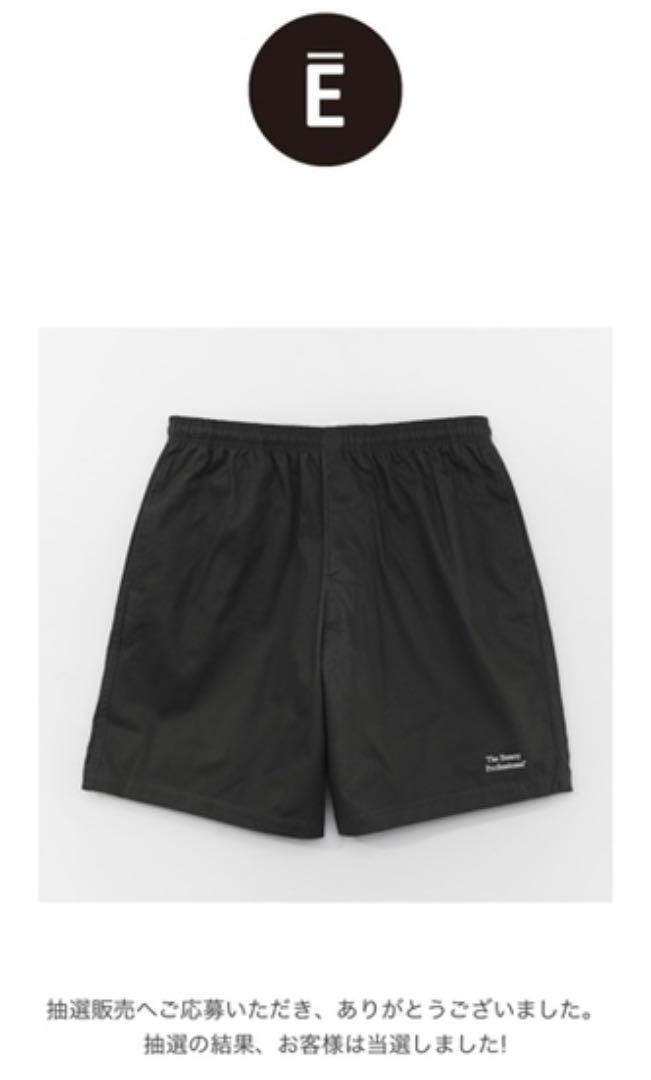 ENNOY NYLON EASY SHORTS BLACK XL-