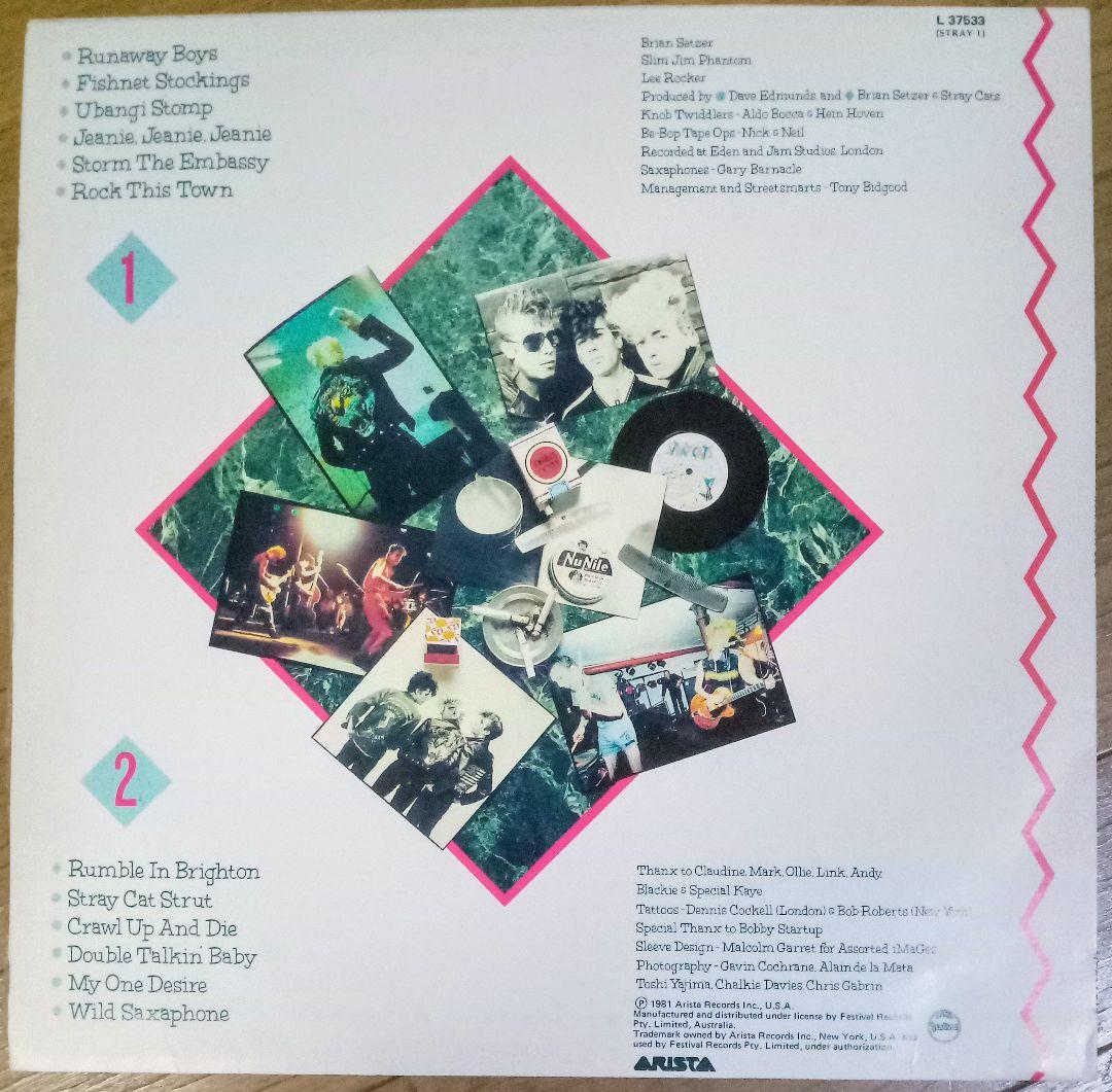 STRAY CATS - RUNAWAY BOYS (Australia LP) - メルカリ