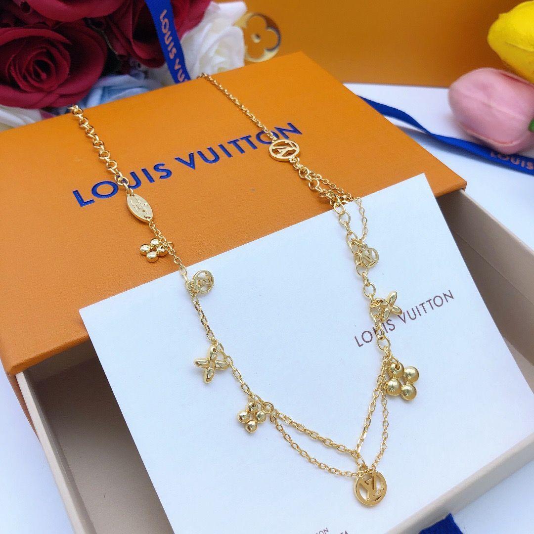 Louis Vuitton極美品 ゴールド ネックレス* 美品✨Louis Vuitton ゴールドネックレス - メルカリ